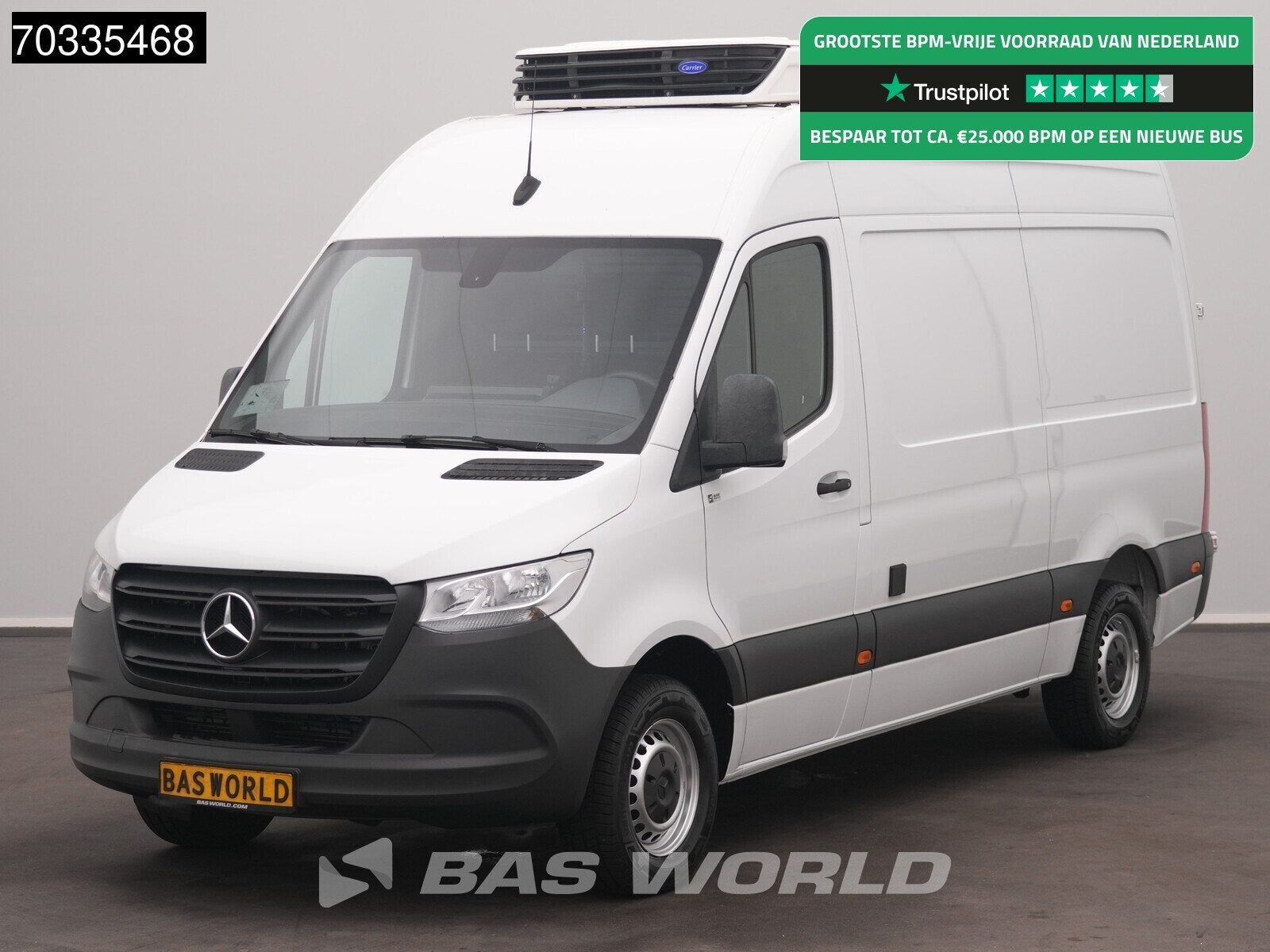 Mercedes Sprinter 316 CDI Koel/Vrieswagen -5 Carrier Xarios, Auto's, Stof, Gebruikt, Euro 6, 4 cilinders
