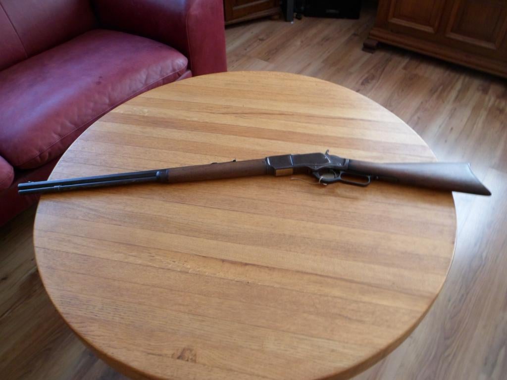 Antiek VRIJGESTELDE goed onderhouden Winchester in cal. .32., Ophalen