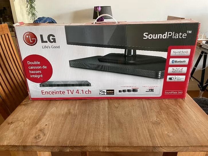 LG Soundplate, Ophalen, Gebruikt