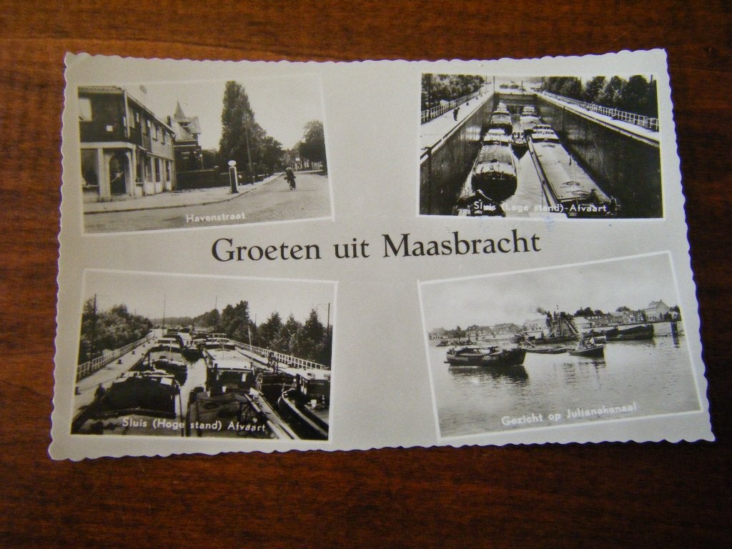 H40 - Maasbracht - oa Sluis - Mooi/Oud, Ophalen of Verzenden, 1940 tot 1960, Limburg