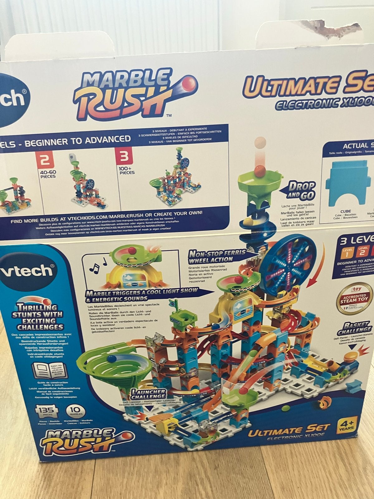 Vtech Marble Rush Ultimate Set & Super Action Set (2 sets), Ophalen of Verzenden, Gebruikt, Overige merken