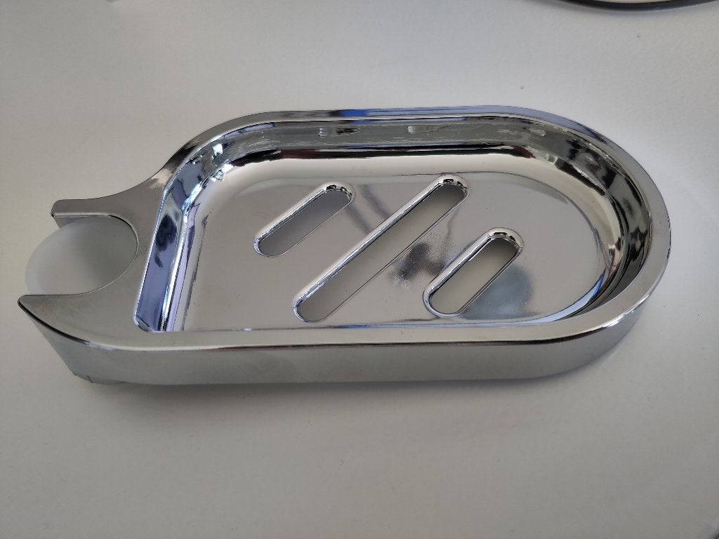 Zeepbakje, Ophalen of Verzenden, Nieuw, Zilver, Zeepdispenser/zeepbakje