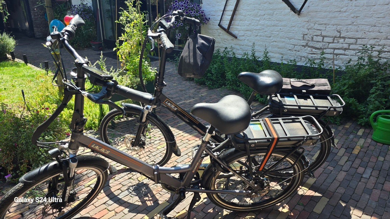 2x Lacros Scamper 200 XL Elektrische Vouwfietsen 24 inch, Minder dan 47 cm, Ophalen, Zo goed als nieuw, Overige merken