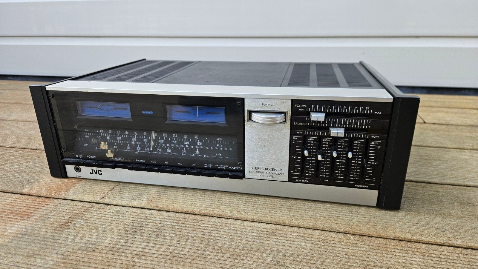 JVC JR-S200L Stereo Receiver met Grafische Equalizer, Ophalen, Gebruikt, JVC