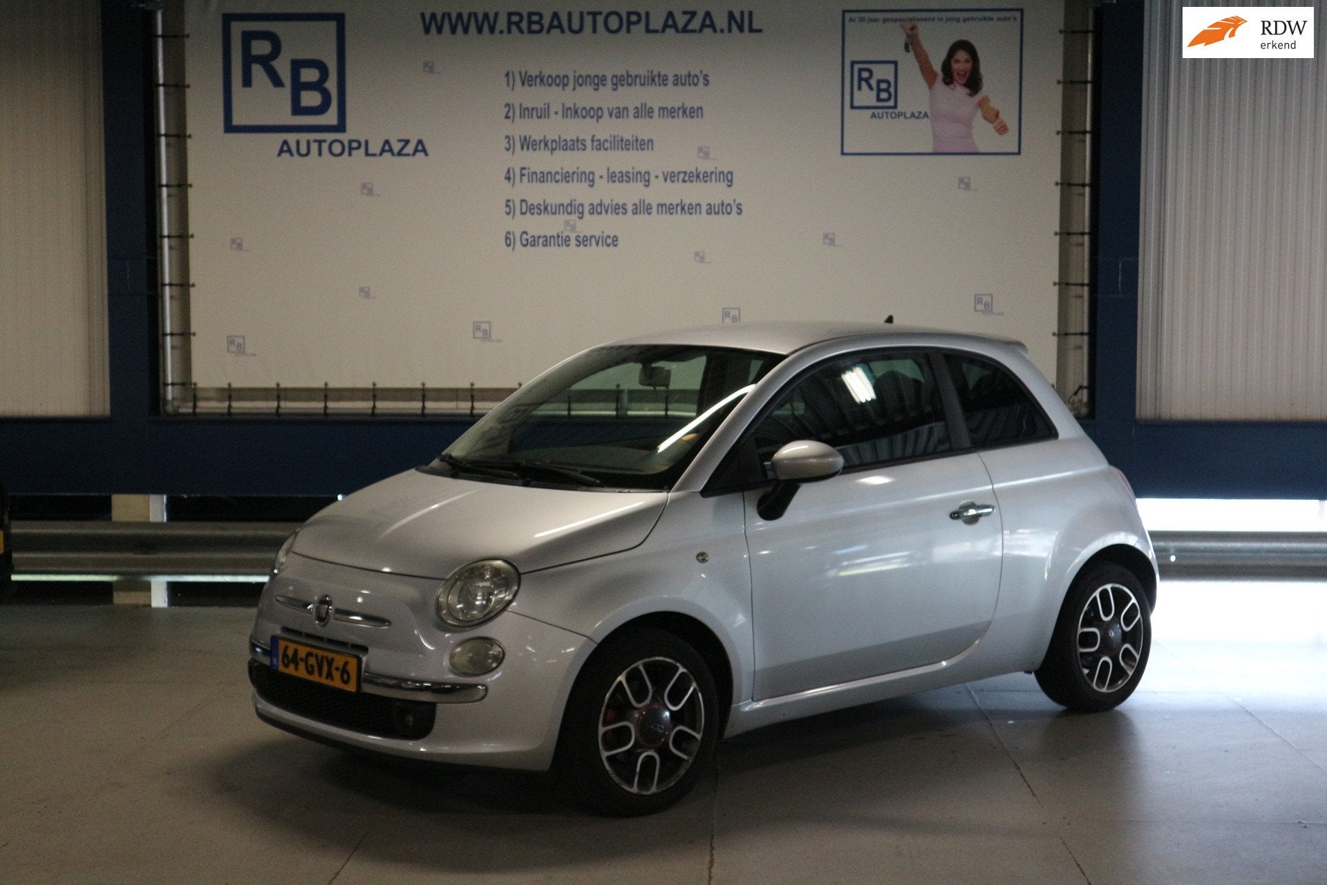 Fiat 500 1.4-16V Sport / NAP / LEER / VELG / TOP DEAL ! ! !, Voorwielaandrijving, 101 pk, Gebruikt, 31 €/maand