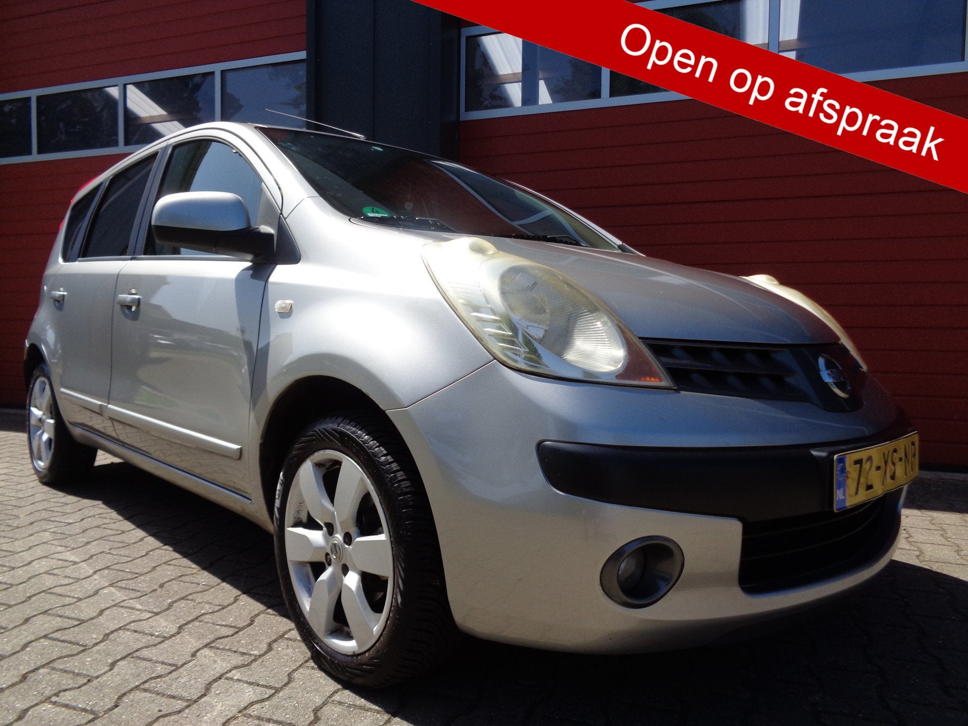 Nissan Note 1.6 Acenta 111PK Clima LMV Trekhaak NL-Auto Deal, Auto's, Voorwielaandrijving, 15 km/l, Gebruikt, 4 cilinders