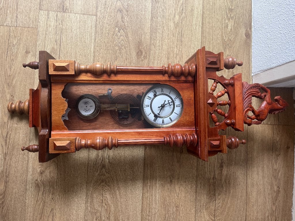 Houten klok, Antiek en Kunst, Ophalen