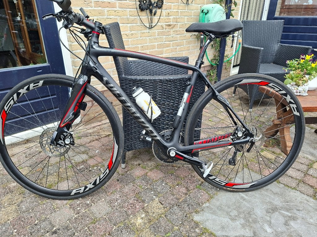 Race fiets van vol carbon 54cm frame, Carbon, Heren, Meer dan 20 versnellingen, Schijfrem
