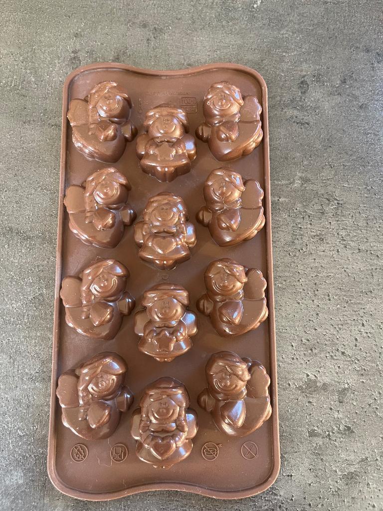 Silikomart engelen siliconen chocolademal bonbonvorm, Ophalen of Verzenden, Bakvorm