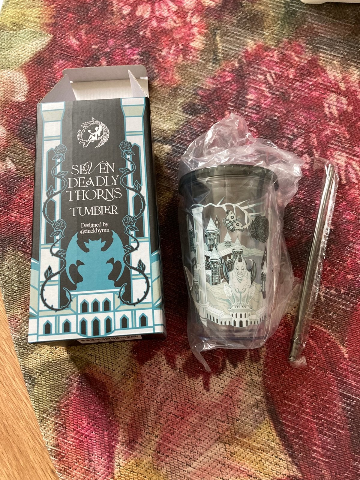 Fairyloot Seven Deadly Thorns tumbler drinkbeker YA fantasy, Ophalen of Verzenden, Nieuw