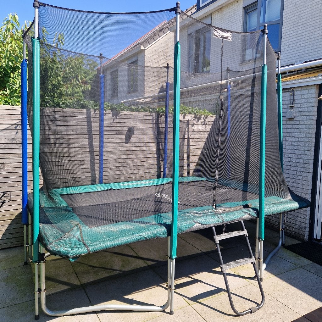 Trampoline, Kinderen en Baby's, Speelgoed | Buiten | Trampolines, Ophalen, Zo goed als nieuw