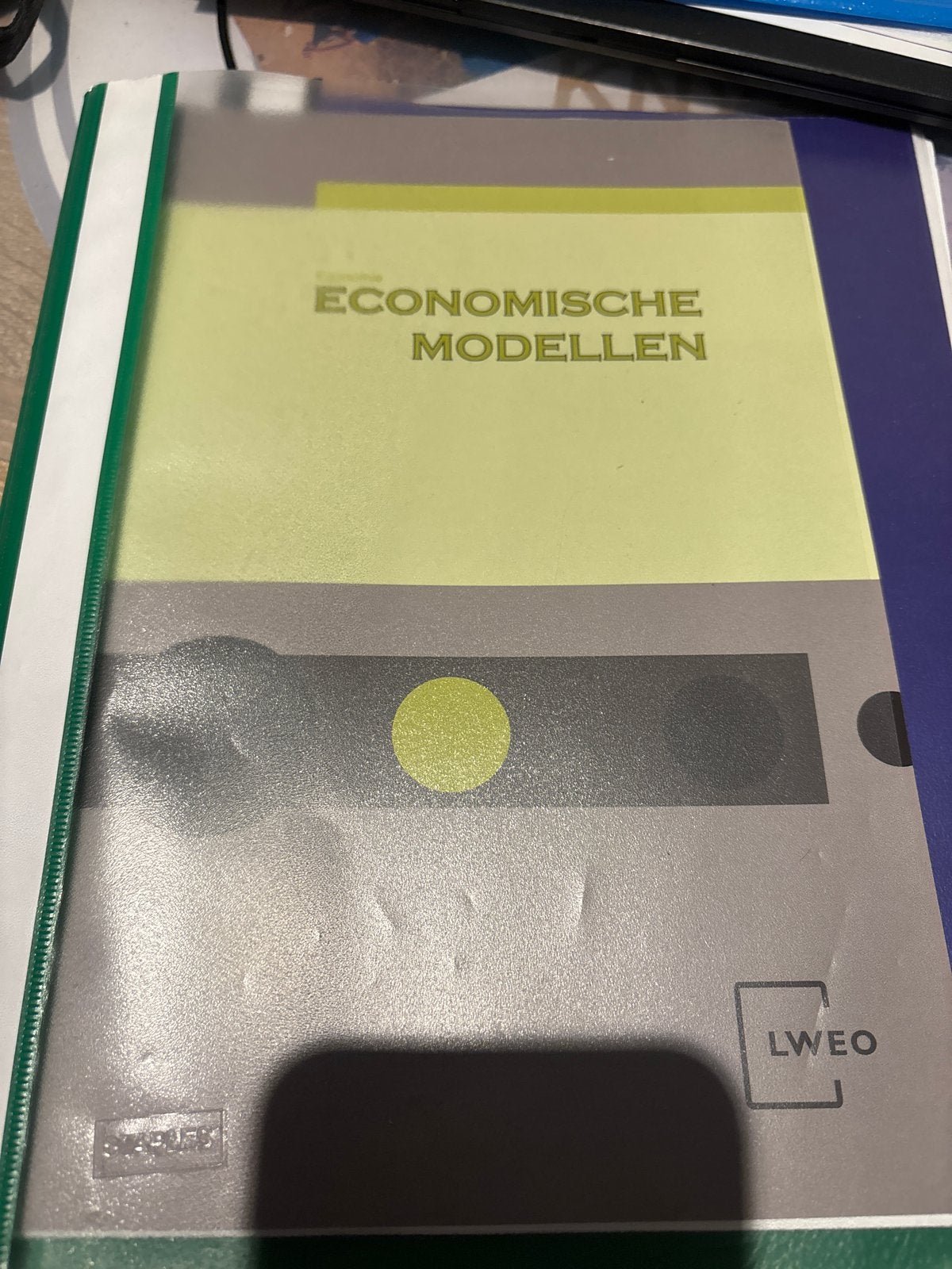 Economische Modellen - Studieboek LWEO, Ophalen of Verzenden, Gamma, Gelezen, Overige niveaus