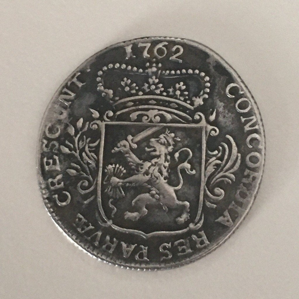Zeeland Kwart Zilveren Dukaat 1762, Vóór koninkrijk, Zilver, Losse munt, Overige waardes