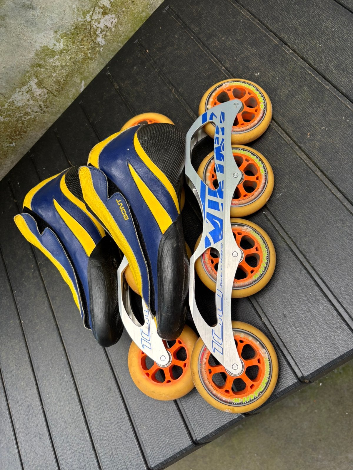 Viking inline skates/ skeeters met Bont schoenen maat 38/39, Ophalen, Zo goed als nieuw