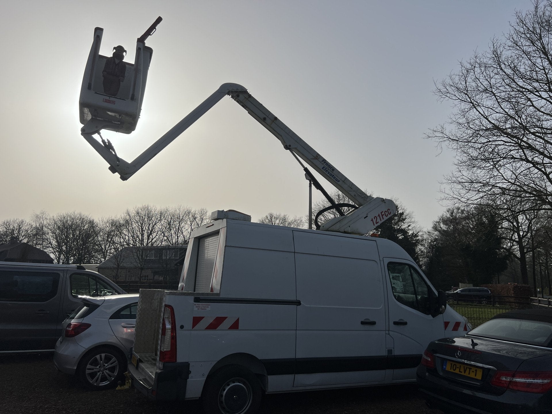 Renault MASTER MOD FE Hoogwerker 121FCC (bj 2017), Auto's, Bestelauto's, Stof, Gebruikt, 4 cilinders, Renault