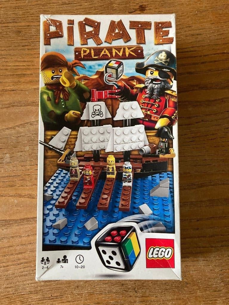Lego 3848 spel - Pirate Plank (2-4 spelers, 7+jr), Overige typen, Zo goed als nieuw, Lego, Inclusief doos