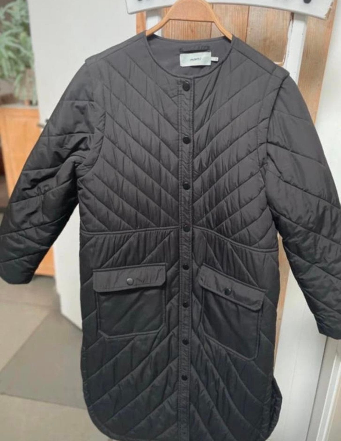 Moves by Minimum lange bodywarmer jas oversized maat 36, Kleding | Dames, Maat 38/40 (M), ., Zwart, Ophalen of Verzenden
