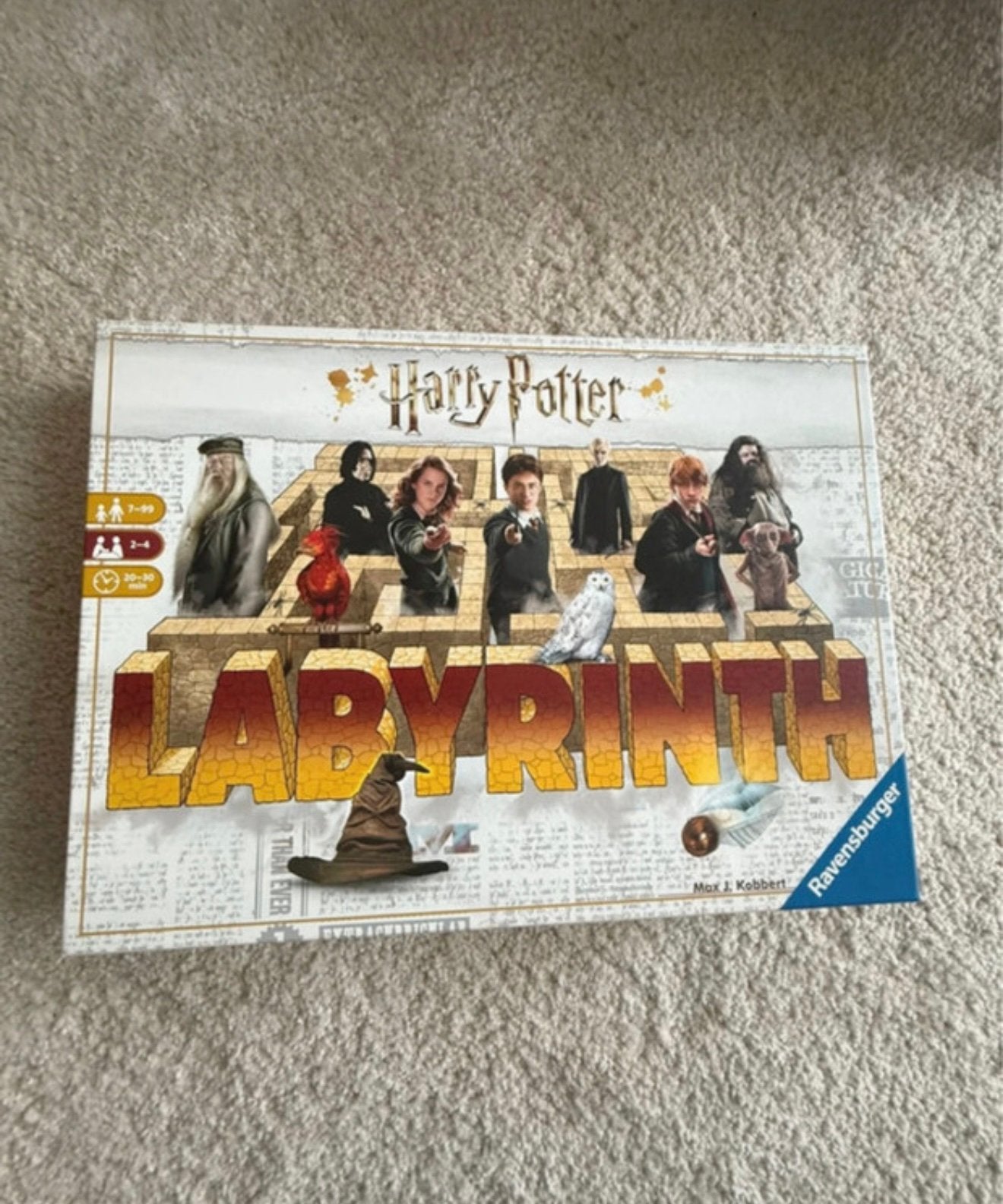 Harry Potter Labyrinth Bordspel Ravensburger, Hobby en Vrije tijd, Gezelschapsspellen | Bordspellen, Drie of vier spelers, Ophalen of Verzenden