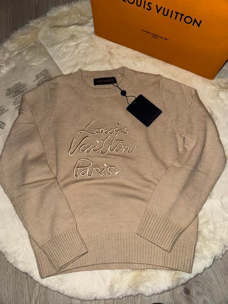 Louis Trui Beige Dames Maat M - Goede Staat, Ophalen of Verzenden, Gedragen, Maat 38/40 (M), Beige