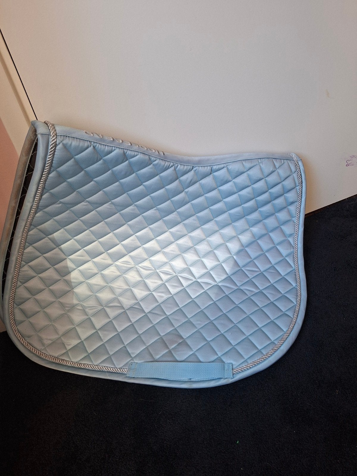 mooi lichtblauw horsegear dekje vz full, Ophalen, Zo goed als nieuw