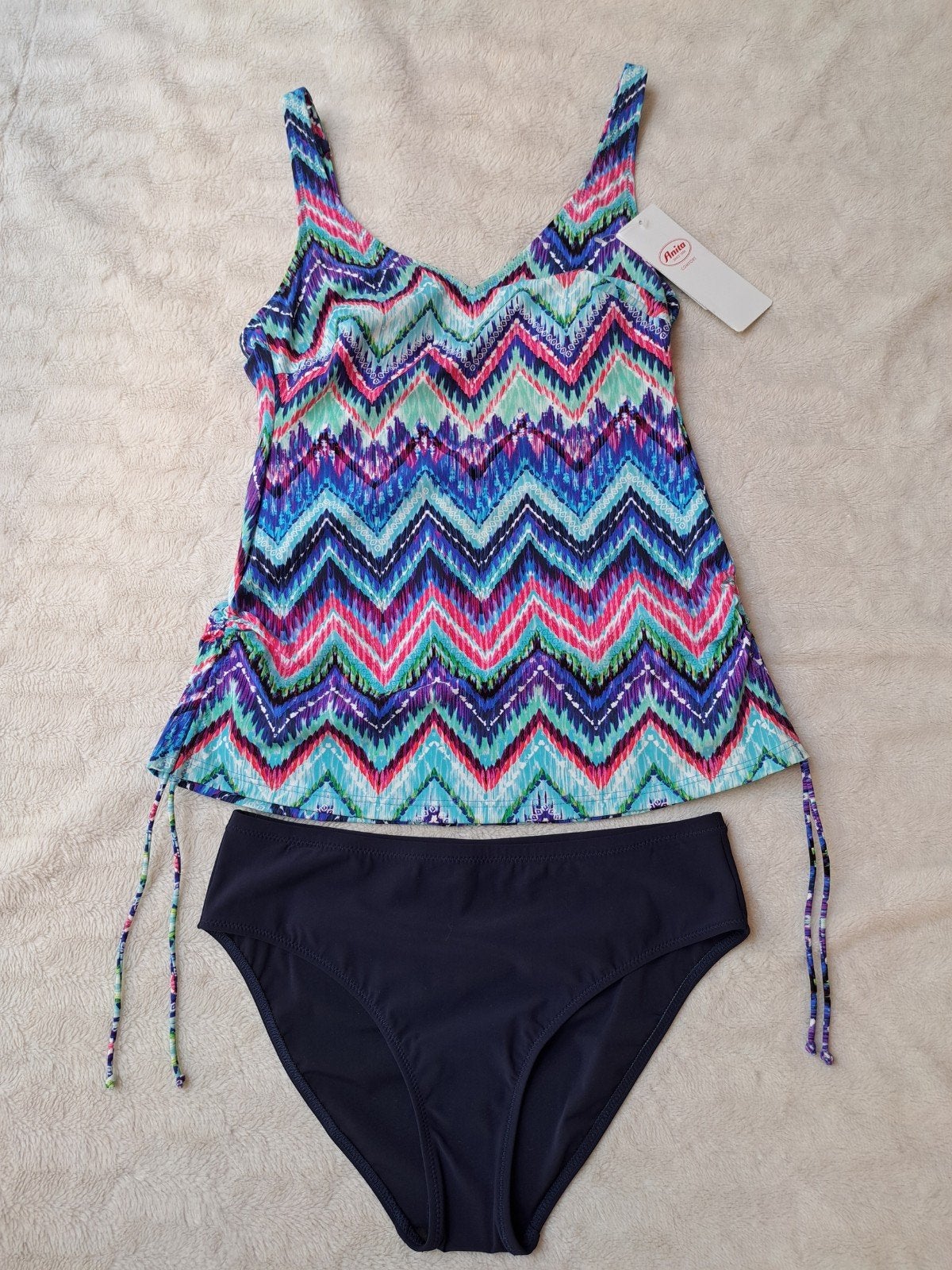 Nieuwe tankini van het merk Anita maat 38B, Ophalen of Verzenden, Nieuw, Zwart, Overige typen