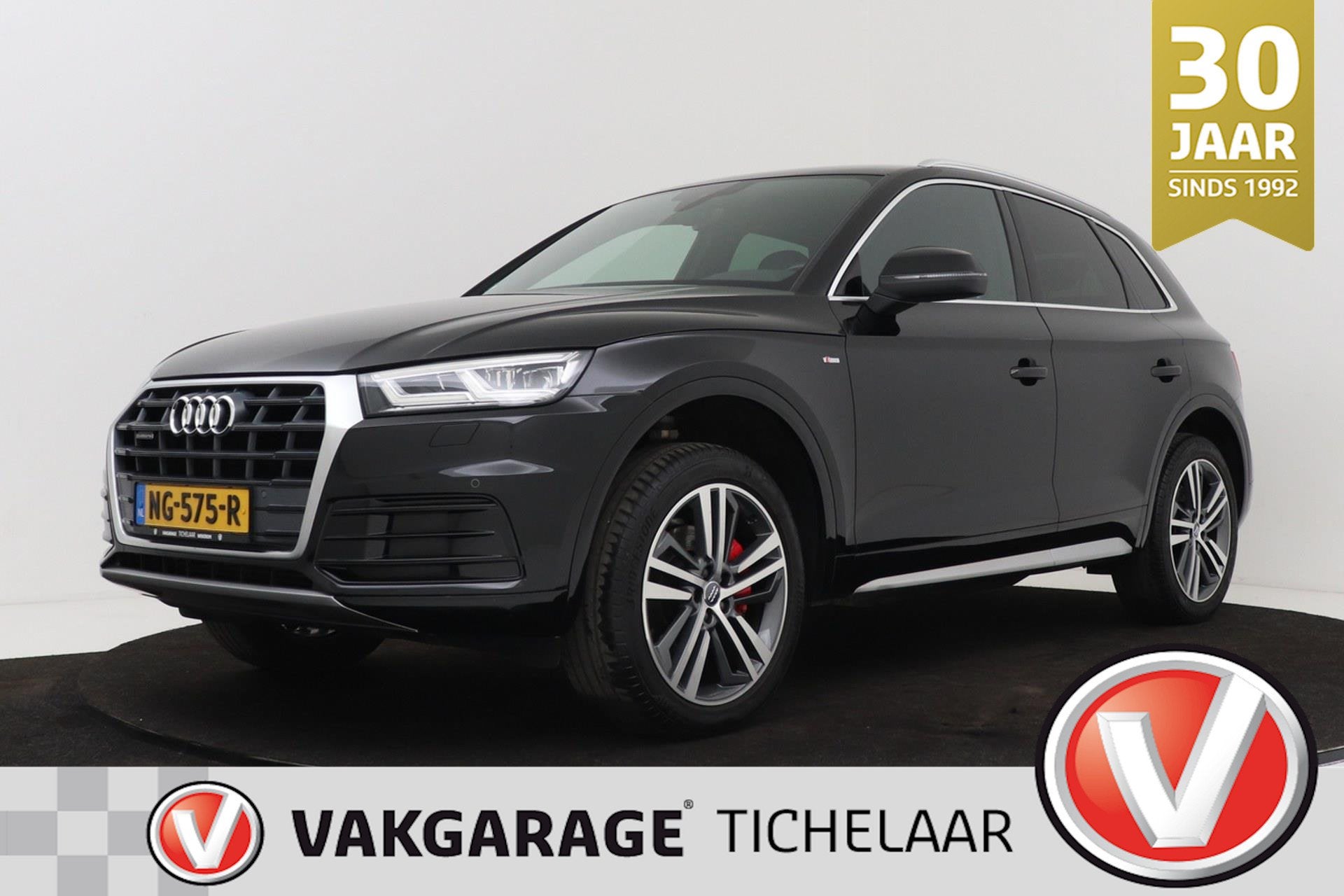 Audi Q5 2.0 TFSI quattro Sport Line S-Line | Trekhaak | Org, Automaat, Gebruikt, 4 cilinders, Zwart