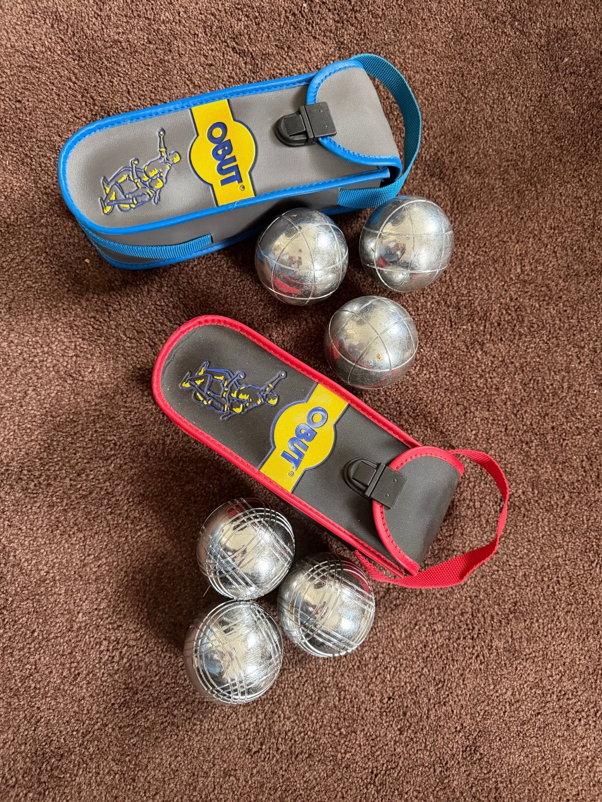 Obut Petanque Ballen Set - 2x3 ballen met draagtas, Ophalen, Gebruikt