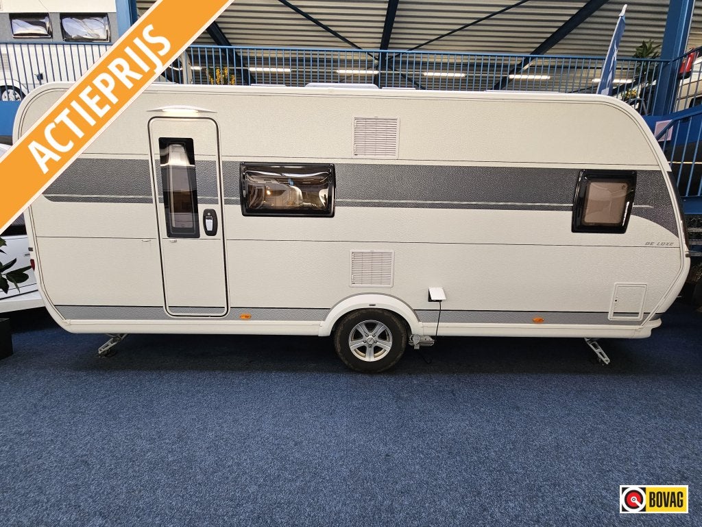 Hobby De Luxe 560 KMFE MOVER/AS 2000 KG/ALU VELG, Dwars-stapelbed, Hobby, Bedrijf, Treinzit