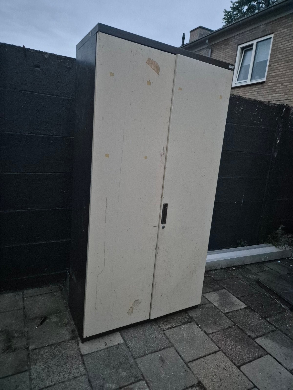 stalen archiefkast, Tuin en Terras, Ophalen, Gebruikt, Metaal, Overige typen