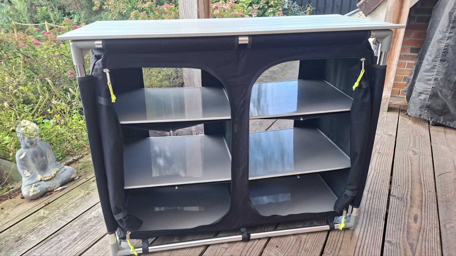 Campingkast kampeerkast kast zwart, Ophalen, Gebruikt, Campingkast