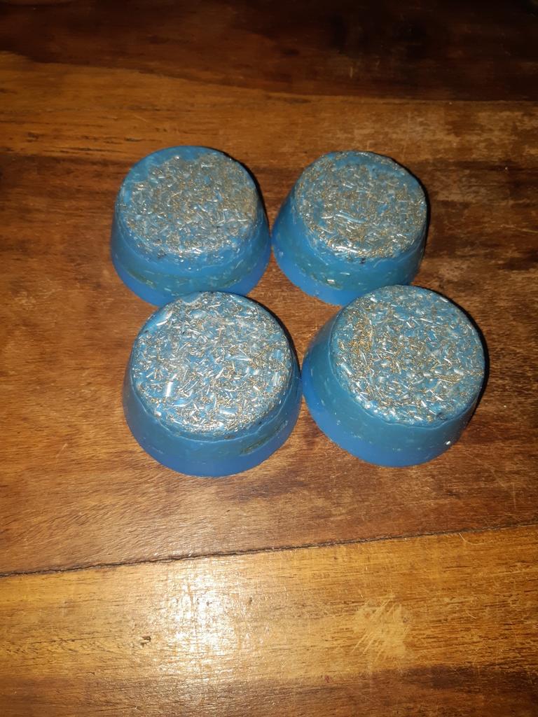 4x orgoniet, Ophalen of Verzenden, Glas of Kopje