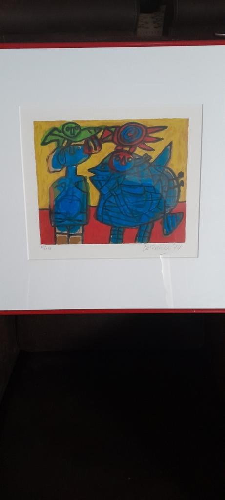 Litho van Corneille uit 1994, Antiek en Kunst, Ophalen of Verzenden