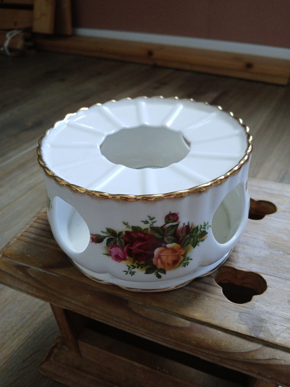 Theelicht Royal Albert, Old Country Roses., Ophalen of Verzenden