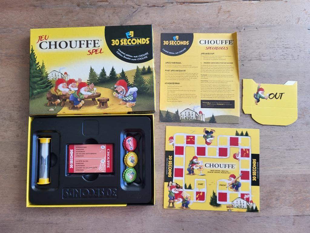 spel 30 seconds le chouffe zgan!, Vijf spelers of meer, Ophalen of Verzenden, Zo goed als nieuw