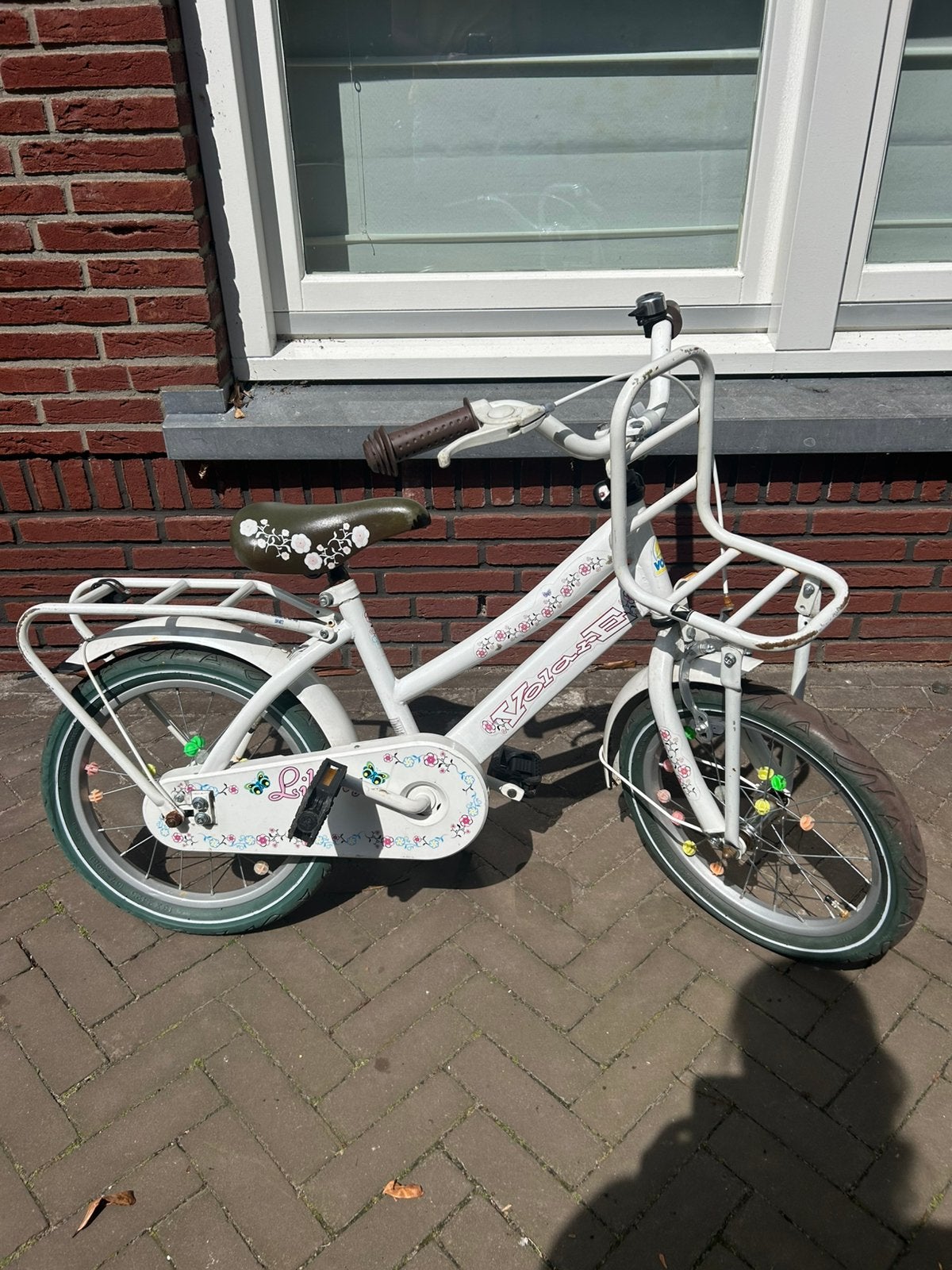 Meisjes fiets, Ophalen, Gebruikt, 16 inch