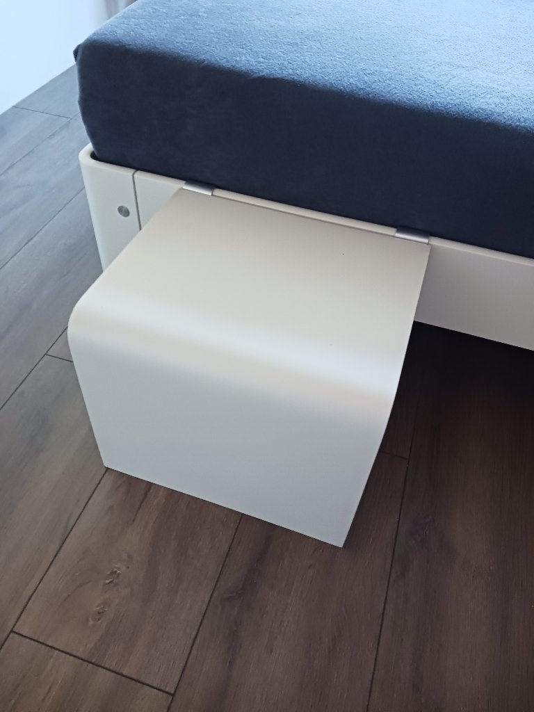 Auping Auronde aanhangtafeltje wit 34.5 cm hoog, Ophalen, Wit, Tweepersoons, 140 cm