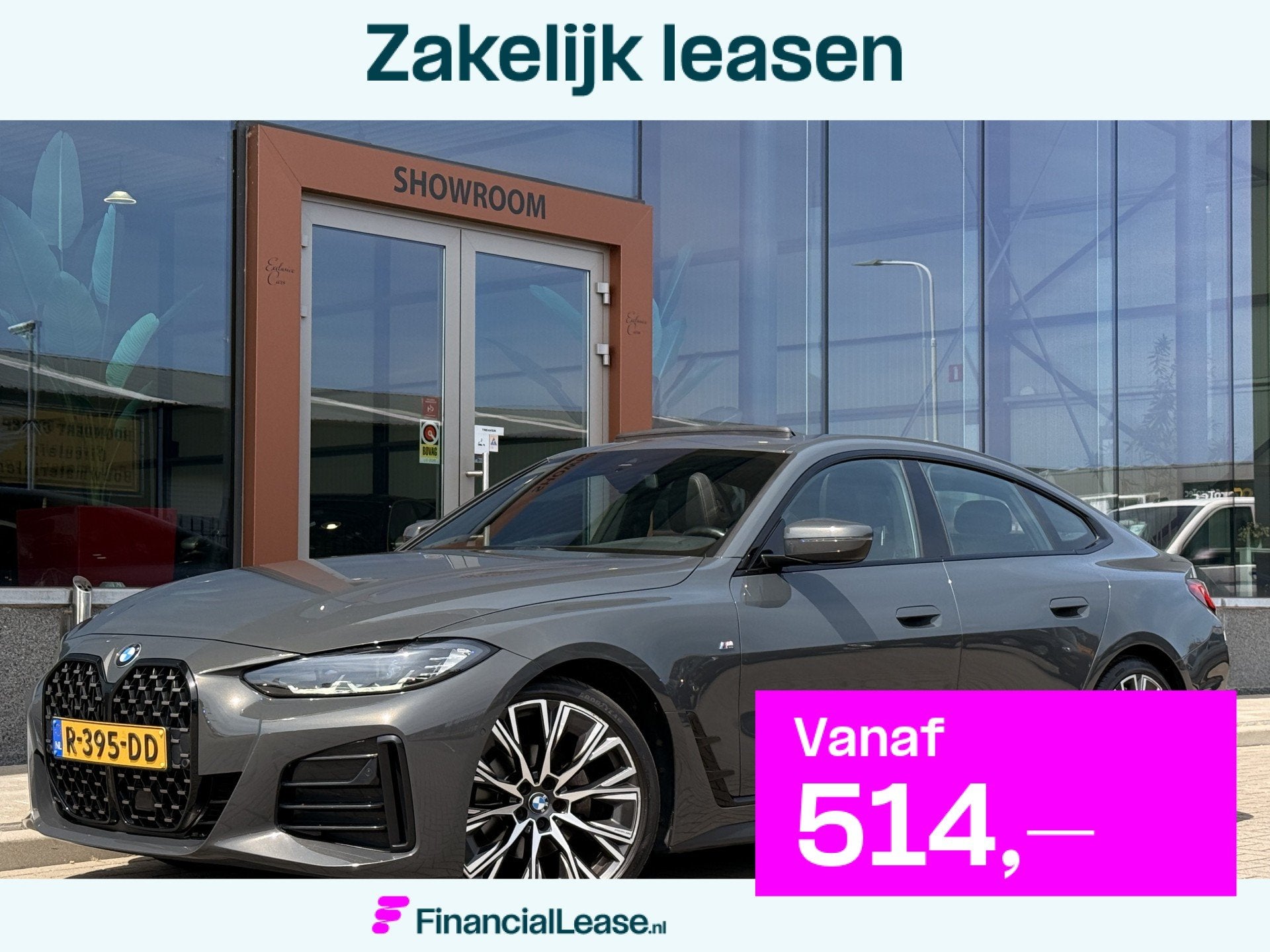 BMW 4 Serie Gran Coupé 420i M-Sport | Pano | Leder | DAB |, Automaat, 1998 cc, Gebruikt, Bedrijf