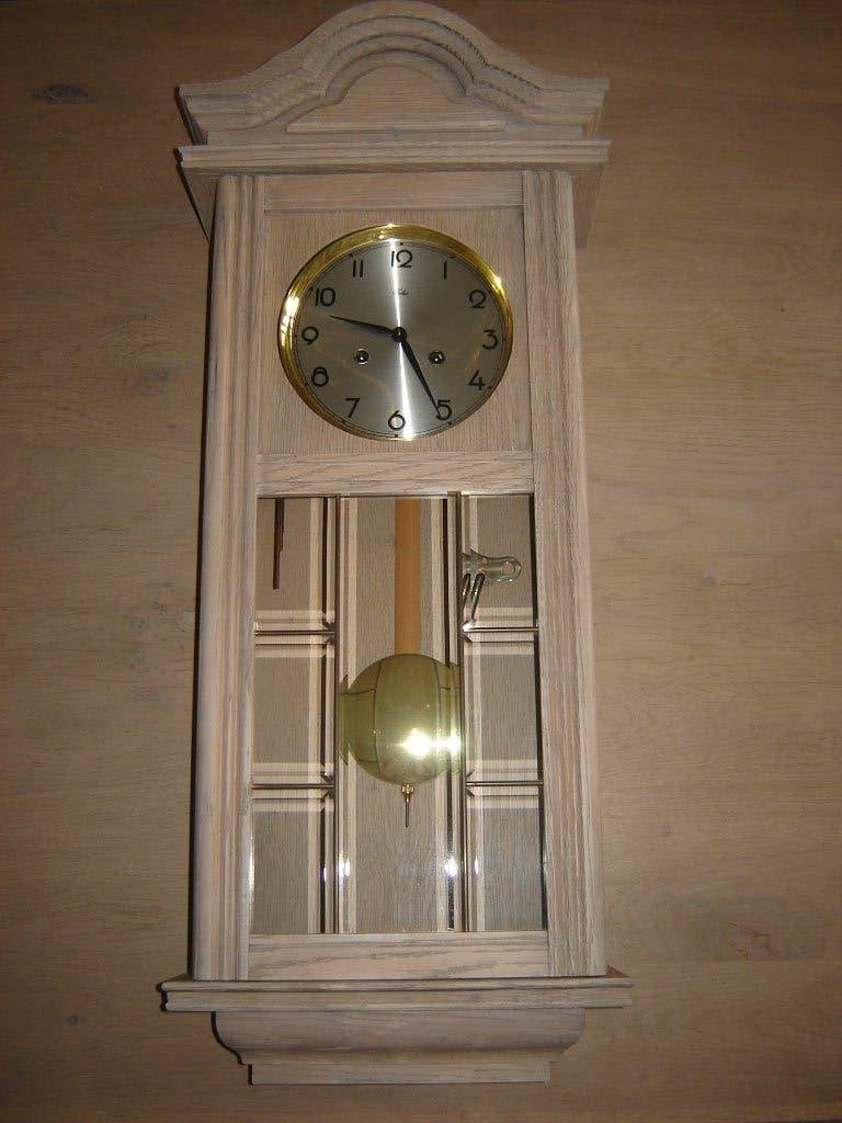 EIKEN WANDKLOK !!!!, Ophalen, Zo goed als nieuw, Met slinger, Wandklok