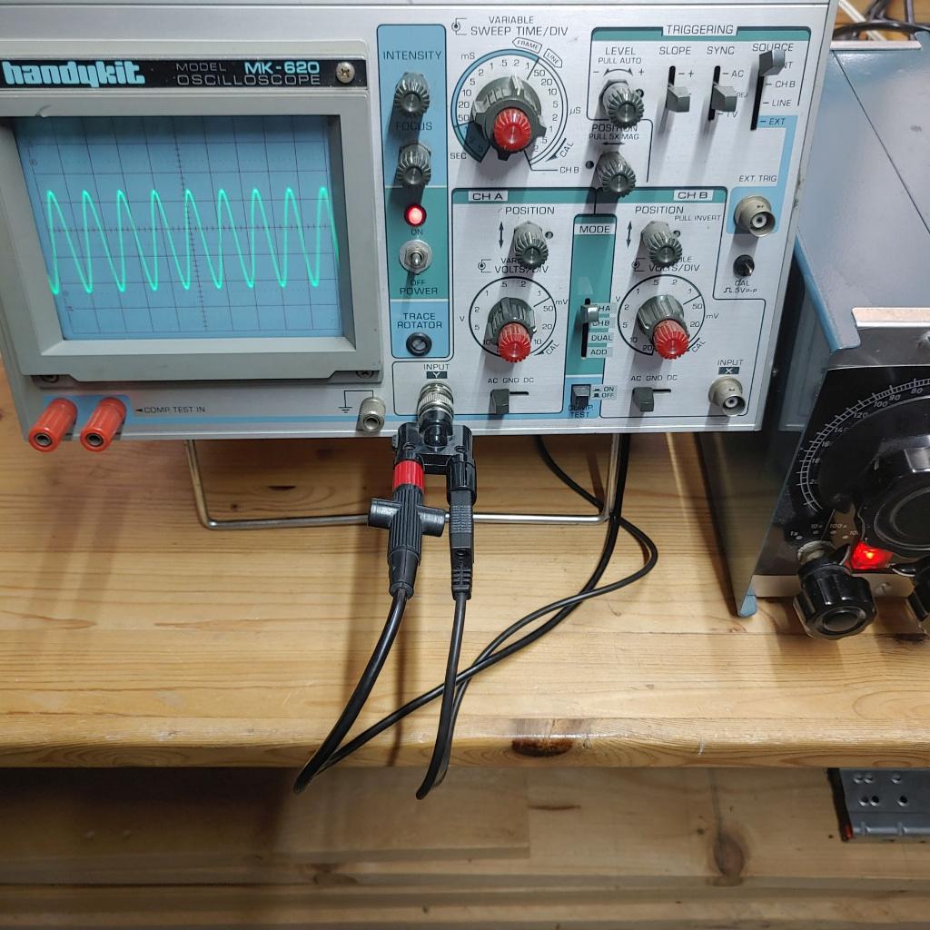 Handykit Mk-620 Analoge Oscilloscoop, Ophalen of Verzenden, Gebruikt
