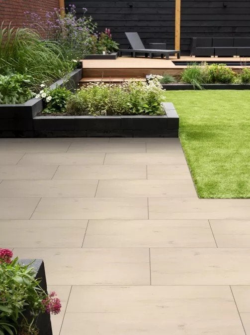 Keramische tegels 90x45x3 Suomi White, Ophalen, Nieuw, Keramiek, Terrastegels