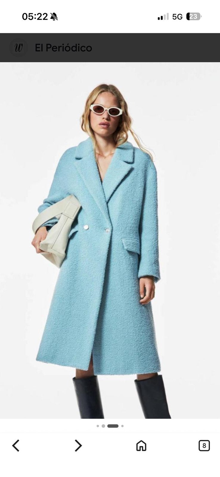 Zara oversized jas, Verzenden, Zo goed als nieuw