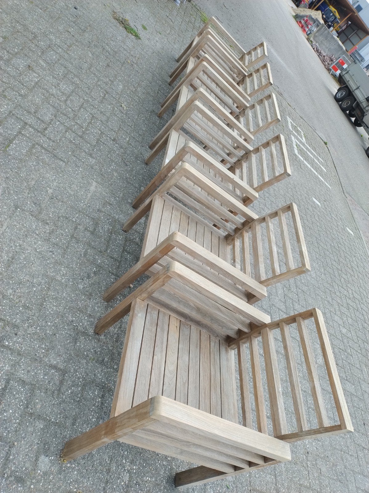 Allure hardhouten tuinstoelen., Tuin en Terras, Tuinsets en Loungesets, Ophalen