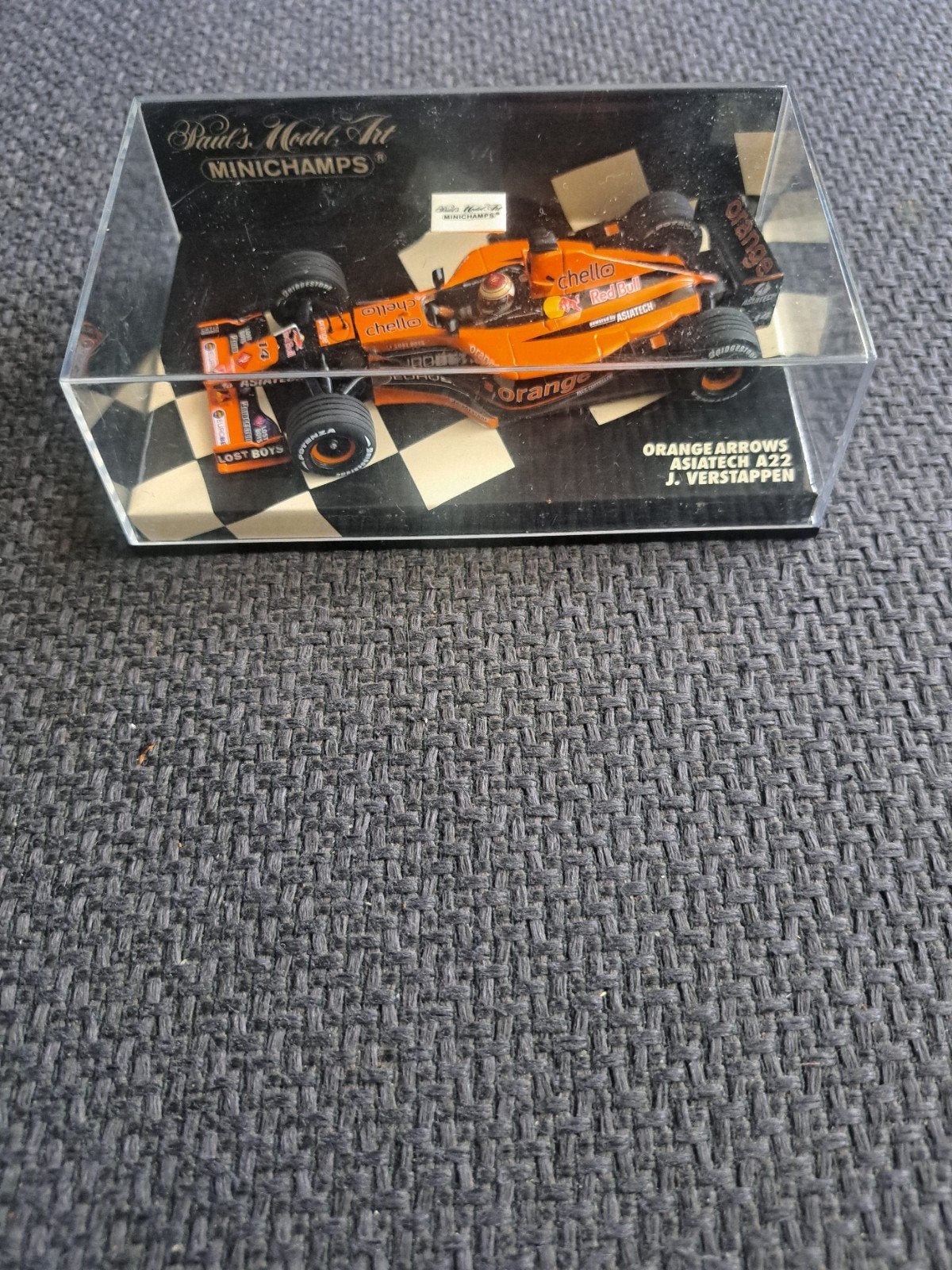 minichamps model f1 Orange arrows j verstappen, Hobby en Vrije tijd, Minichamps, Auto, West germany, Nieuw