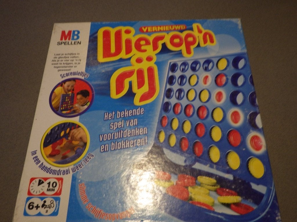 Vier op n rij vernieuwd, Hobby en Vrije tijd, Gezelschapsspellen | Bordspellen, Ophalen of Verzenden