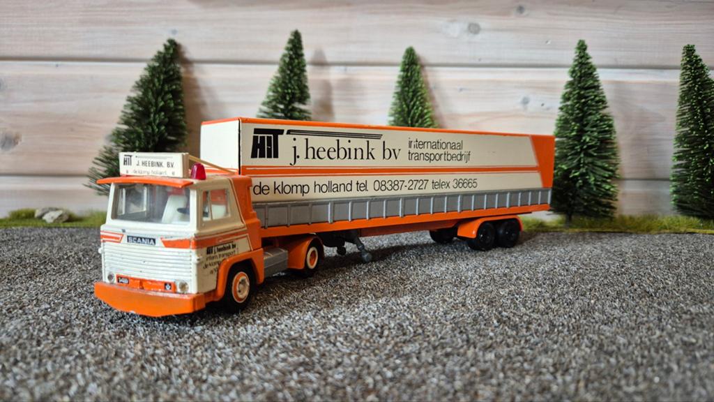 Tekno Scania Vabis J. Heebink Transport Zelf zelfgeschilderd, Overige merken, Gebruikt, 1:32 tot 1:50, Ophalen of Verzenden