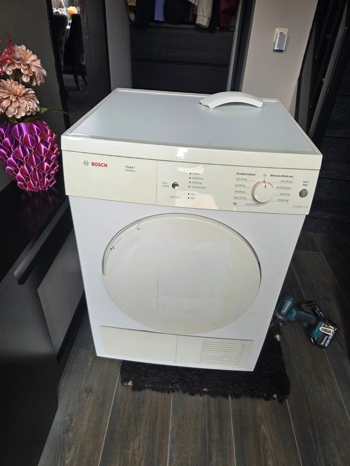 Bosch Maxx 7 Sensitive Wasdroger - Goede staat, Witgoed en Apparatuur, Wasdrogers, Ophalen, 6 tot 8 kg, Gebruikt, Luchtafvoer