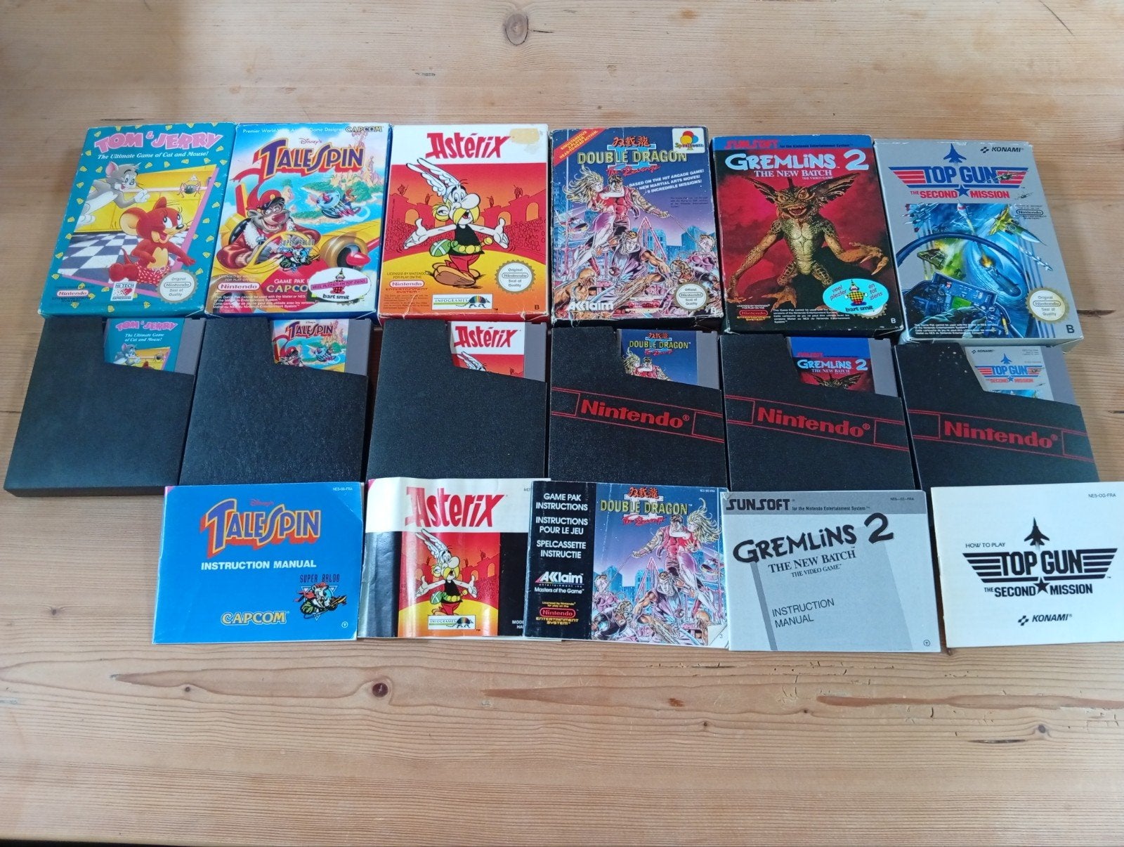 Gereinigde Nintendo NES Spellen compleet in nette staat, Avontuur en Actie, 2 spelers, Ophalen of Verzenden, Zo goed als nieuw