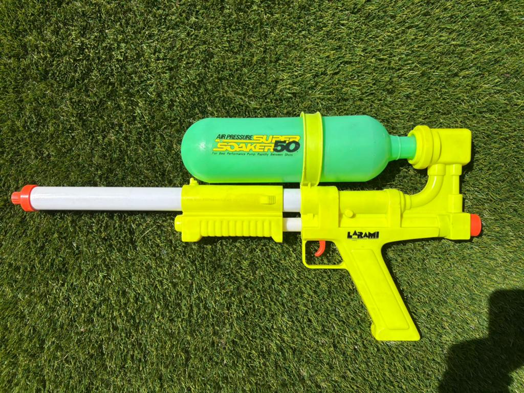 Super soaker 50, Ophalen, Gebruikt