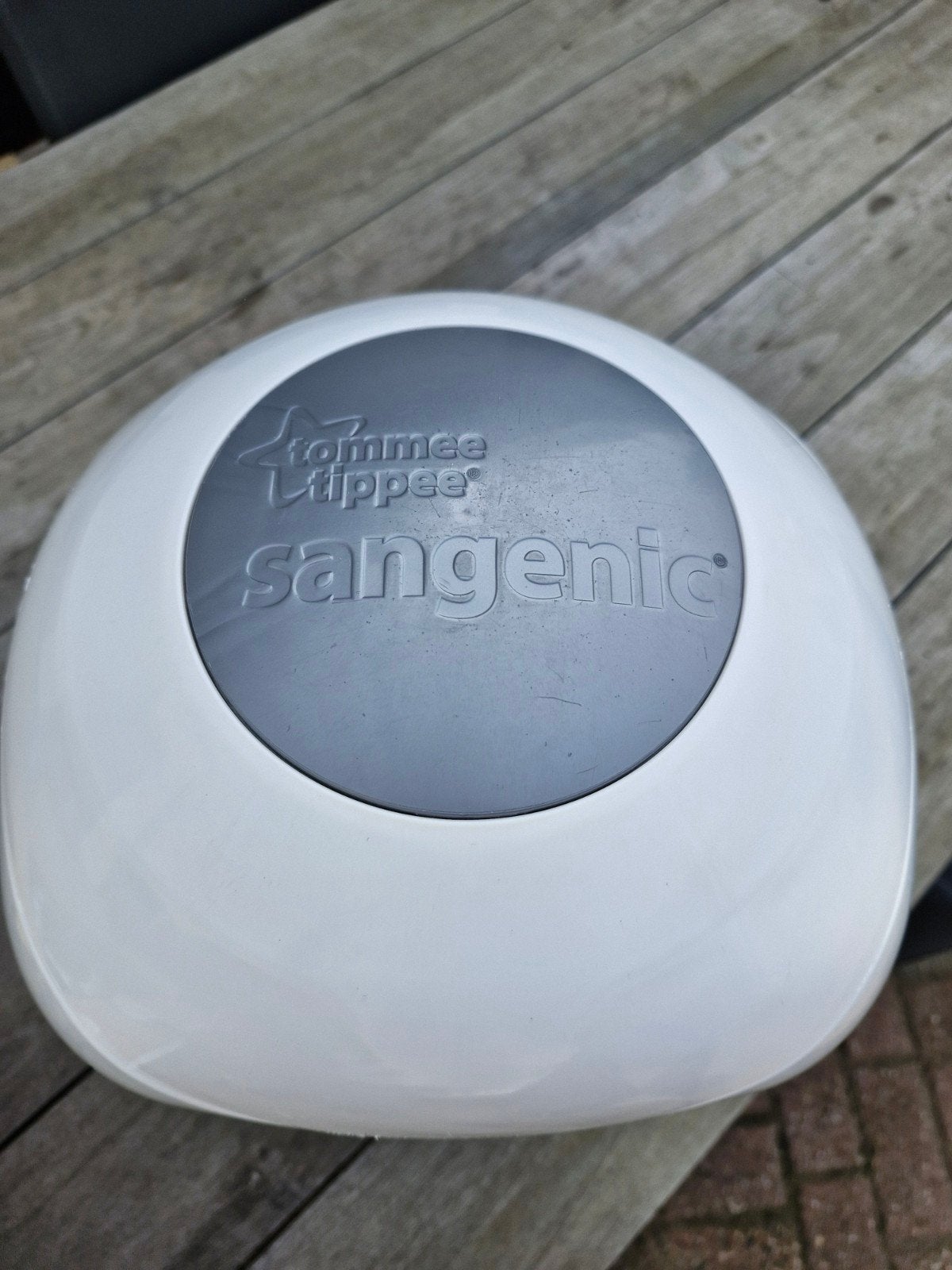 Tommee Tippee Sangenic Luieremmer met 5 Navulcassettes, Ophalen of Verzenden, Zo goed als nieuw