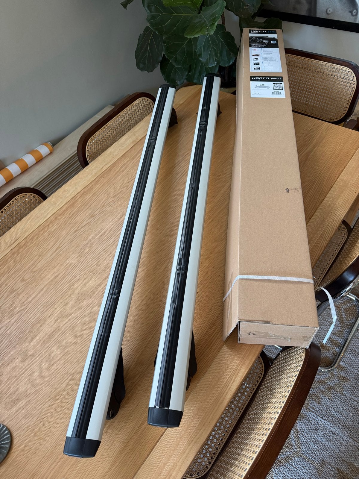 Hapro Cronos Aero 3 dakdragers - Aluminium, Auto diversen, Dakdragers, Ophalen, Zo goed als nieuw